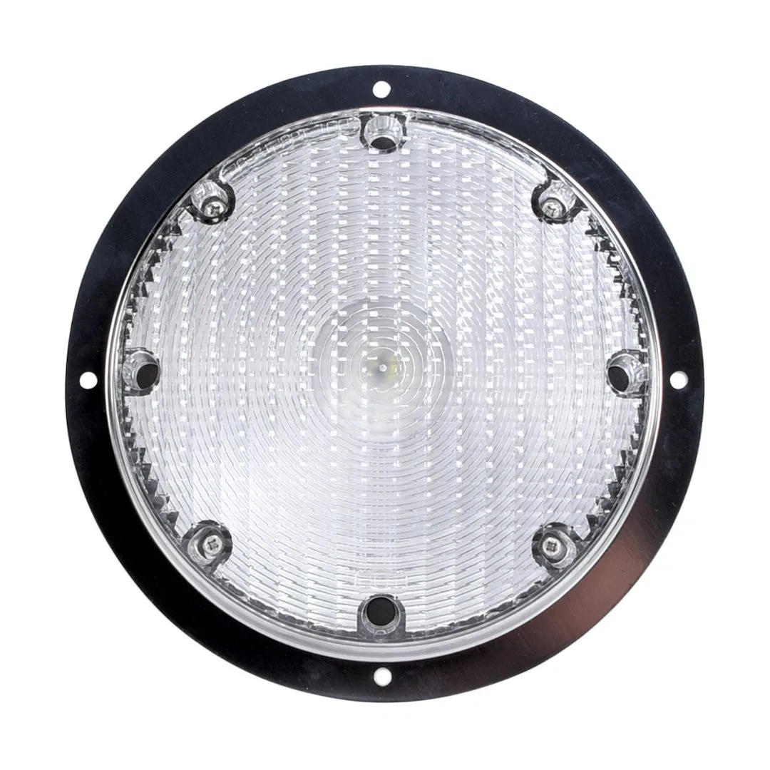 16193 – ARCON Porch Light, Incandescent Bulb 12 Volt/ 27 Watt Round 8-1/2 Inch Diameter x 1-1/2 Inch Depth Clear Lens...